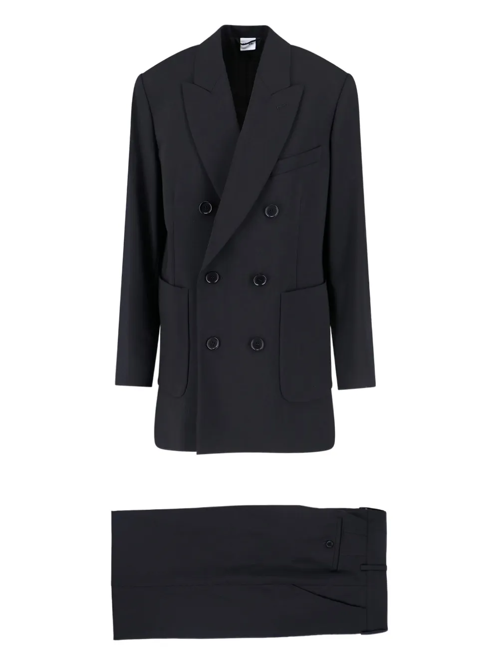 Двубортный карманный костюм ASPESI, черный
Двубортный карманный костюм ASPESI, черный