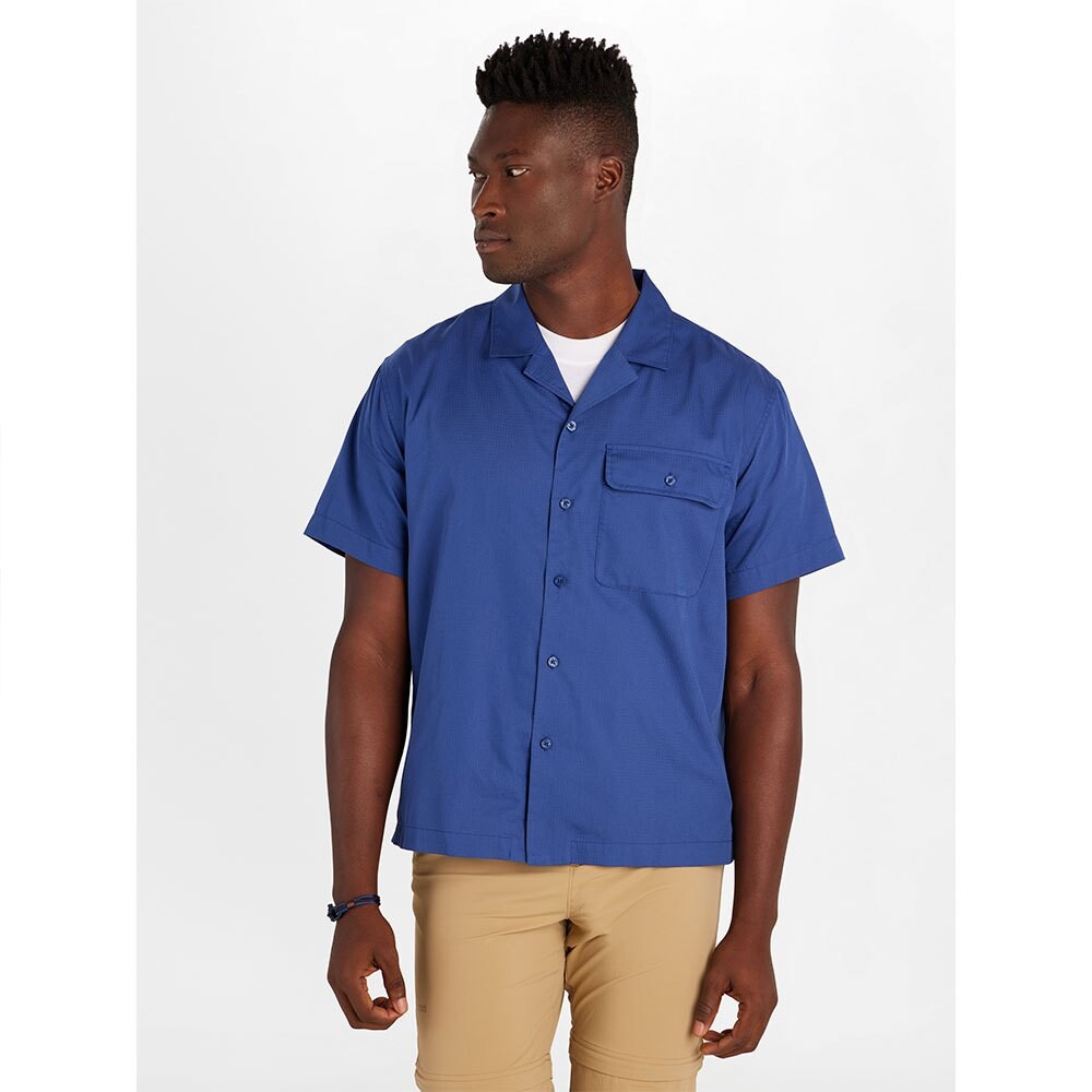 Рубашка с коротким рукавом Marmot Muir Camp, синий
Рубашка с коротким рукавом Marmot Muir Camp, синий