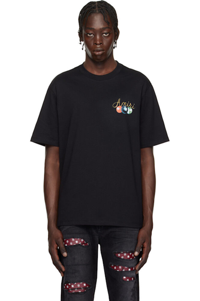 Черная футболка с изображением кия для пула «Amiri»
Черная футболка с изображением кия для пула «Amiri»