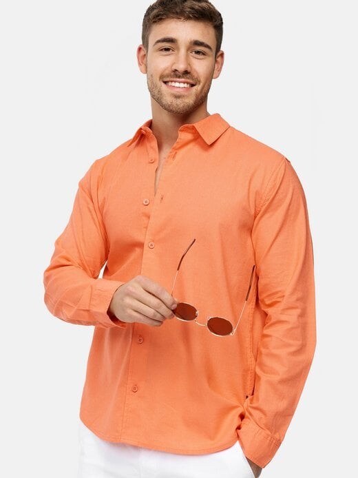 Рубашка с длинным рукавом insville Indicode, оранжевый
Рубашка с длинным рукавом insville Indicode, оранжевый