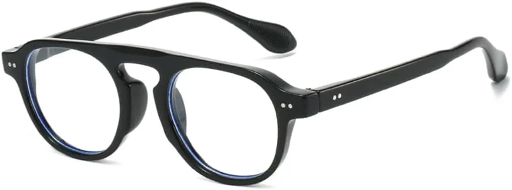 Ретро-солнцезащитные очки в стиле панк с заклепками, круглые, женские, с защитой от УФ-излучения UV400, мужские, с прозрачными линзами TVTBBVV, Black Clear
Ретро-солнцезащитные очки в стиле панк с заклепками, круглые, женские, с защитой от УФ-излучения UV400, мужские, с прозрачными линзами TVTBBVV, Black Clear