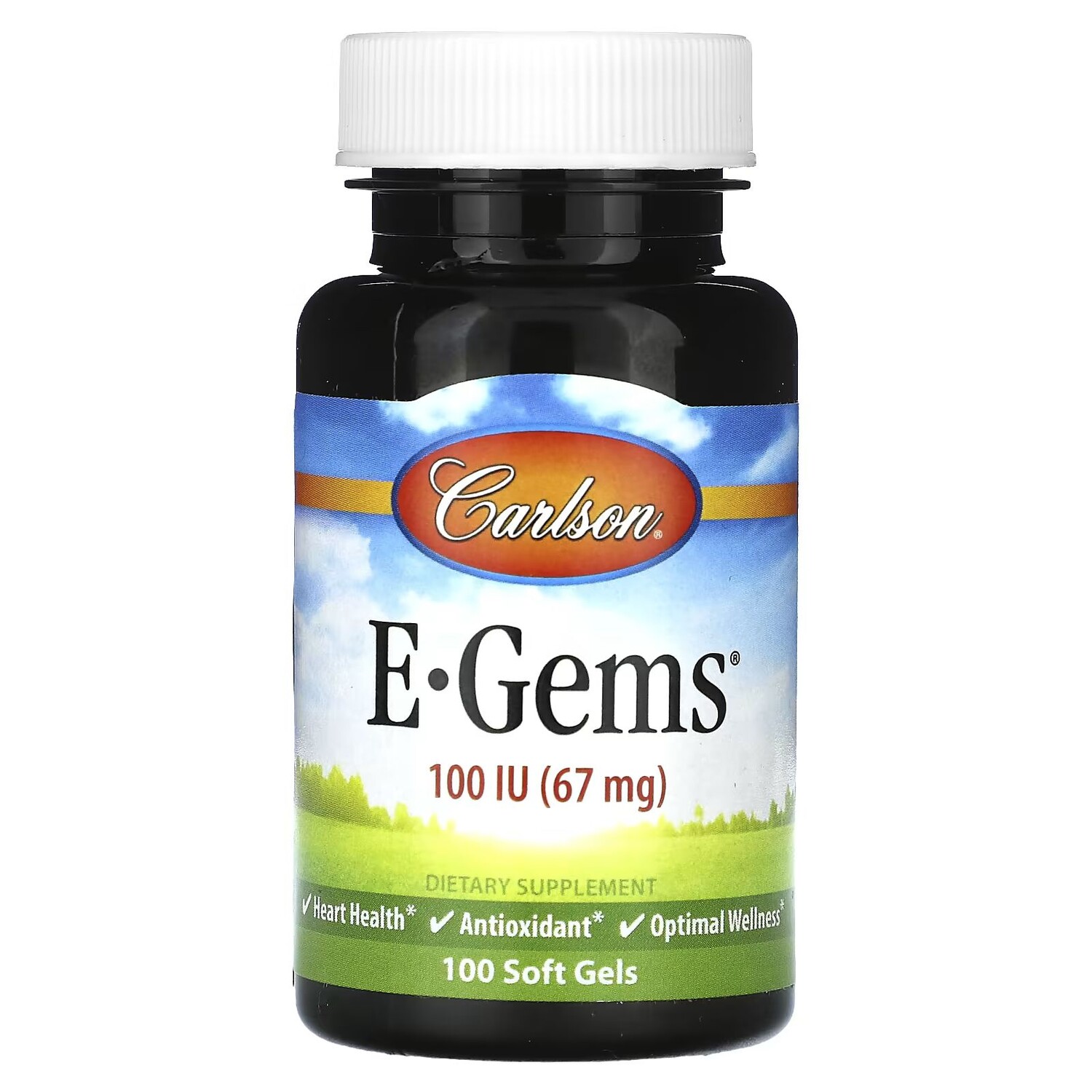 E-Gems, 67 мг (100 МЕ), 100 мягких желатиновых капсул Carlson
E-Gems, 67 мг (100 МЕ), 100 мягких желатиновых капсул Carlson