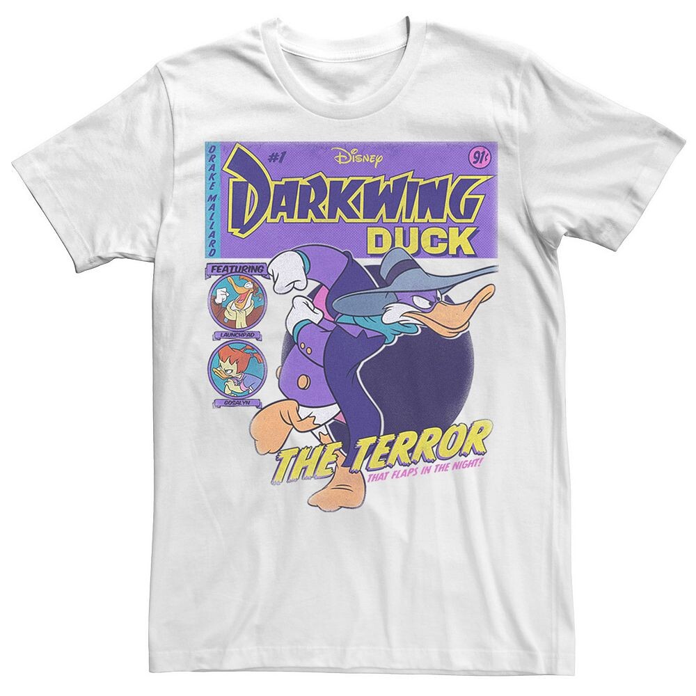 Мужская футболка Disney's Darkwing Duck с обложкой комиксов Licensed Character, белый
Мужская футболка Disney's Darkwing Duck с обложкой комиксов Licensed Character, белый