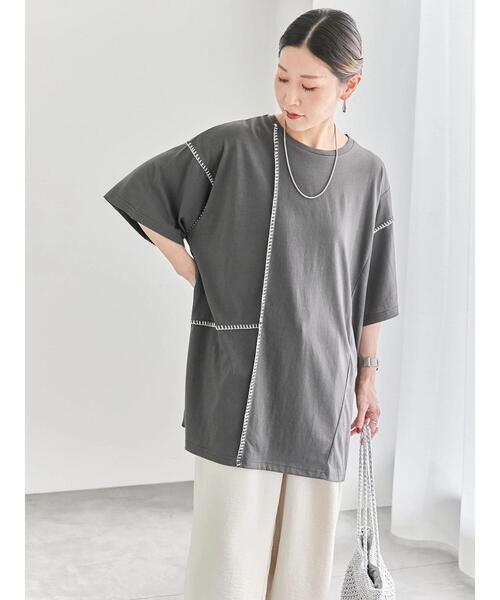 Samansa Mos2 blue Туника из прохладной ткани с перекрестной строчкой Samansa Mos2, сине-угольно-серый
Samansa Mos2 blue Туника из прохладной ткани с перекрестной строчкой Samansa Mos2, сине-угольно-серый