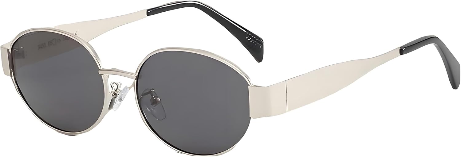 Женские солнцезащитные очки в стиле ретро, овальные солнцезащитные очки для мужчин, модные солнцезащитные очки в металлической оправе, унисекс, поляризованные солнцезащитные очки, модные женские очки HKYHX, Silver
Женские солнцезащитные очки в стиле ретро, овальные солнцезащитные очки для мужчин, модные солнцезащитные очки в металлической оправе, унисекс, поляризованные солнцезащитные очки, модные женские очки HKYHX, Silver