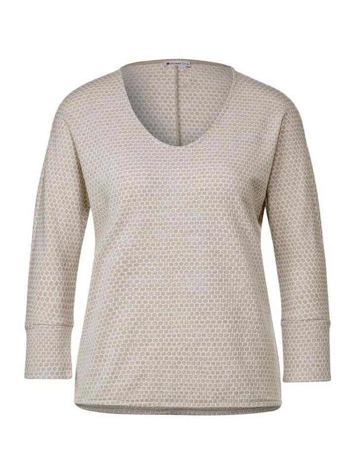 Лонгслив Street One Langarmshirt, цвет spring sand melange
Лонгслив Street One Langarmshirt, цвет spring sand melange