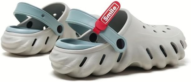 Мужские садовые сабо с воздухопроницаемым полым дизайном - удобная обувь-слипоны для пары для пляжа Azttoztto, серый
Мужские садовые сабо с воздухопроницаемым полым дизайном - удобная обувь-слипоны для пары для пляжа Azttoztto, серый