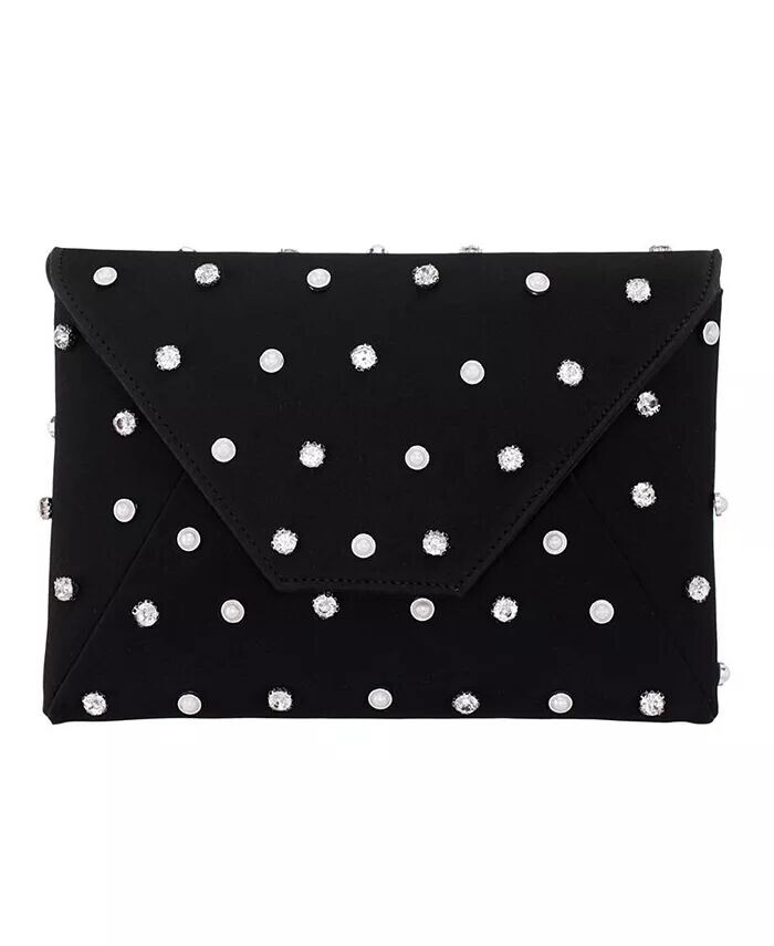 Клатч-конверт с искусственным жемчугом/кристаллами Nina, серебряный
Клатч-конверт с искусственным жемчугом/кристаллами Nina, серебряный