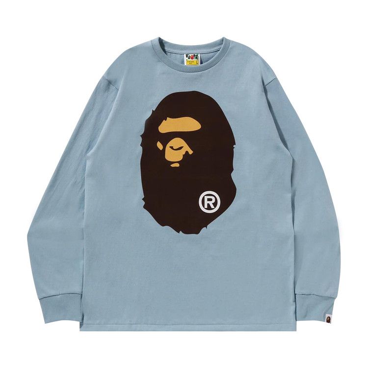 Футболка BAPE Big Ape Head Long-Sleeve Tee, Sax
Футболка BAPE Big Ape Head Long-Sleeve Tee, Sax