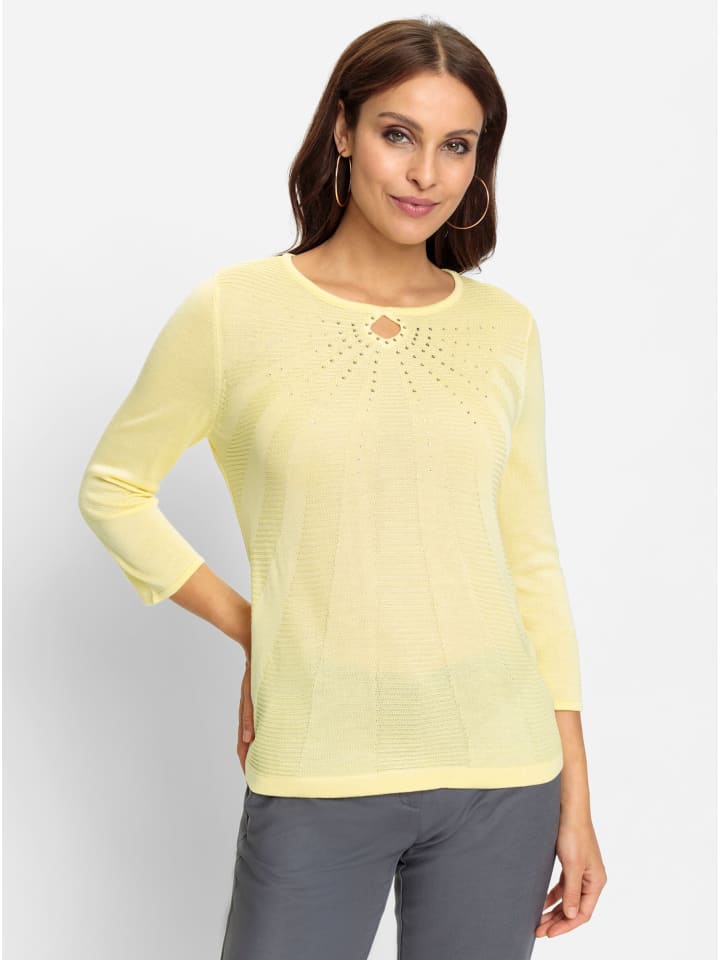 Свитер с круглым вырезом лимонного цвета WITT WEIDEN
Свитер с круглым вырезом лимонного цвета WITT WEIDEN