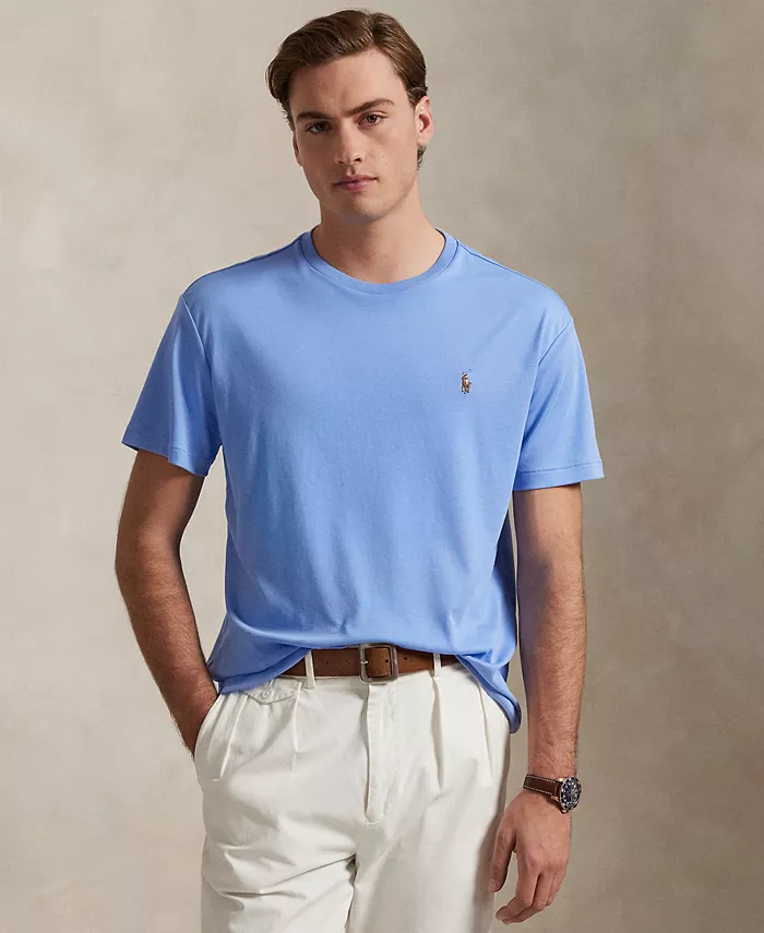 Мужская футболка Custom Slim Fit из мягкого хлопка Polo Ralph Lauren, синий
Мужская футболка Custom Slim Fit из мягкого хлопка Polo Ralph Lauren, синий