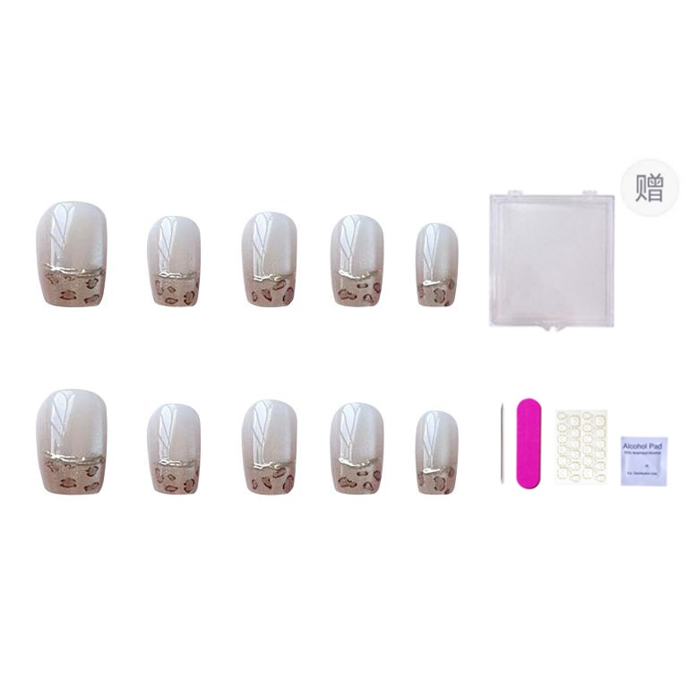 ORANOT Роскошные лже-ногти Gilded French Leopard Print Handcrafted Cat Eye средней длины 24 мм
ORANOT Роскошные лже-ногти Gilded French Leopard Print Handcrafted Cat Eye средней длины 24 мм