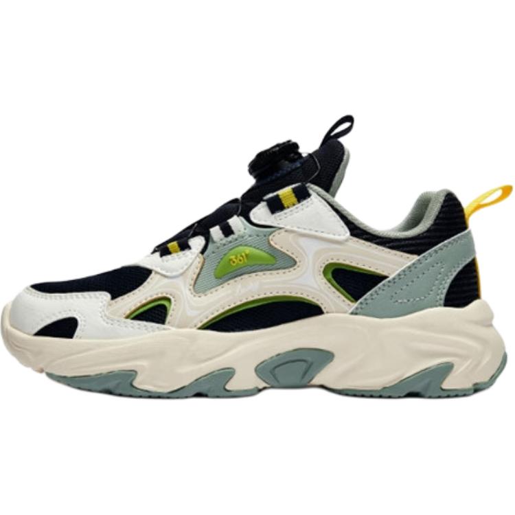 Нескользящие износостойкие низкие кроссовки для детей и подростков 361°KIDS, синий/белый/зеленый 
Нескользящие износостойкие низкие кроссовки для детей и подростков 361°KIDS, синий/белый/зеленый