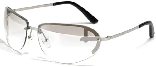 Полуободковые панк-солнцезащитные очки 2027 года для женщин, мужчин, для спорта, для активного отдыха, с защитой от УФ-излучения UV400 MTZJH, Sliver Sliver
Полуободковые панк-солнцезащитные очки 2027 года для женщин, мужчин, для спорта, для активного отдыха, с защитой от УФ-излучения UV400 MTZJH, Sliver Sliver