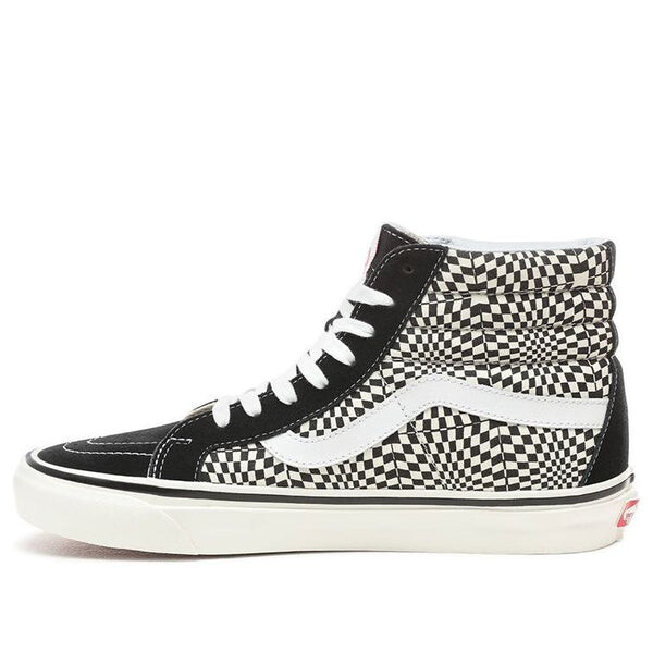 Кроссовки sk8-hi 38 dx 'warp check - black white' Vans, черный
Кроссовки sk8-hi 38 dx 'warp check - black white' Vans, черный