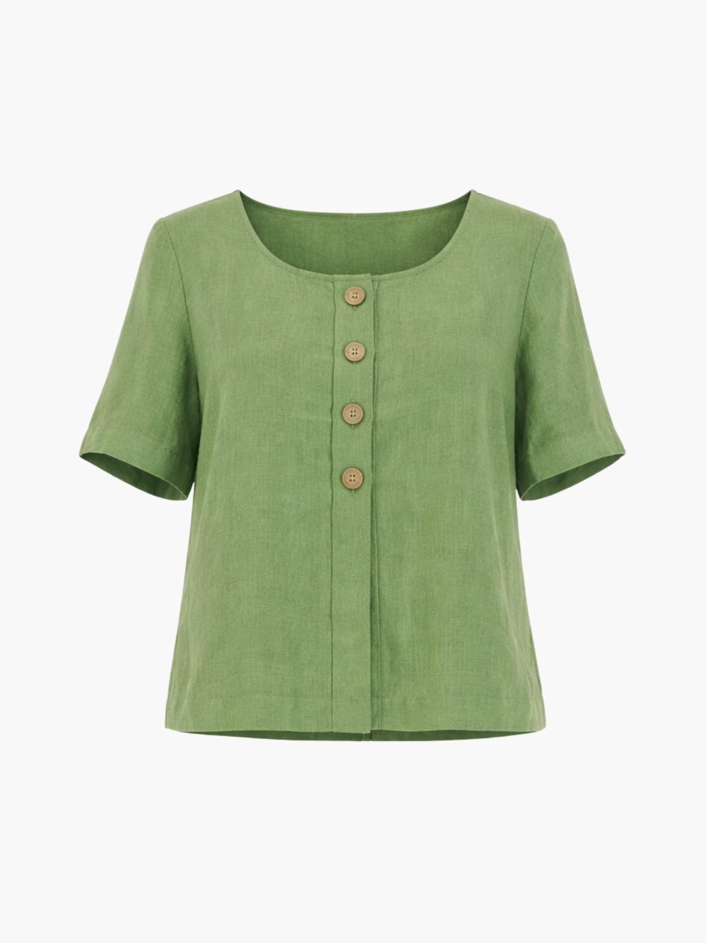 AmourLinen Топ 'Maeve' в зеленом цвете
AmourLinen Топ 'Maeve' в зеленом цвете