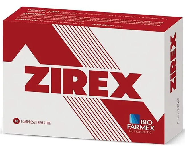 Zirex Supplement 30 таблеток, покрытых оболочкой Biofarmex
Zirex Supplement 30 таблеток, покрытых оболочкой Biofarmex