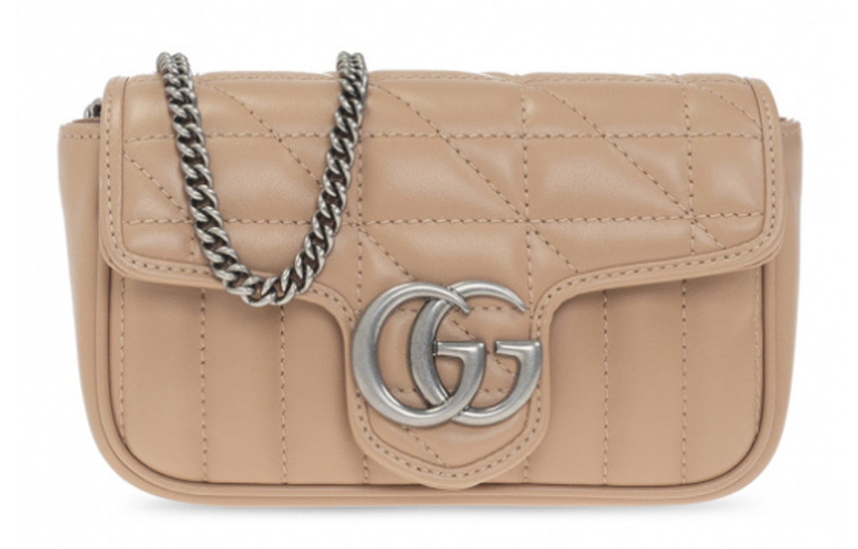 Marmont Стеганая Кожаная Плечевая Сумка Через Плечо Экстра Мини Женская Розовый Бежевый/Молочный Чай GUCCI
Marmont Стеганая Кожаная Плечевая Сумка Через Плечо Экстра Мини Женская Розовый Бежевый/Молочный Чай GUCCI