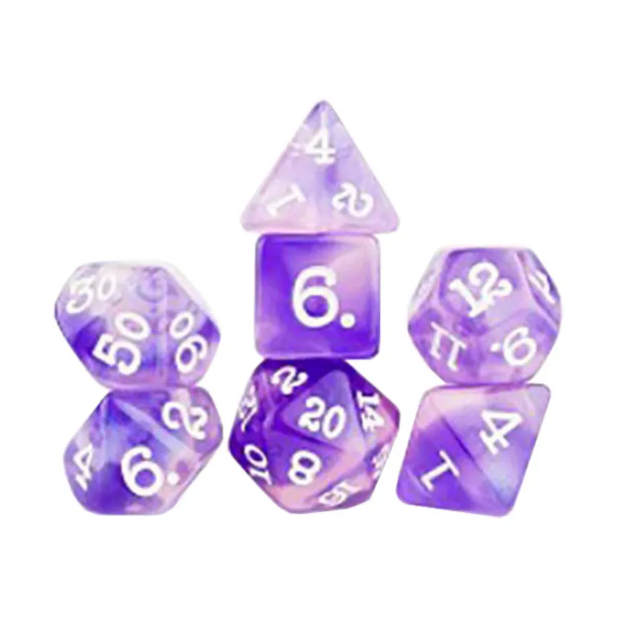Поли-набор - Фиолетовый взгляд (8), RPG Dice Sets
Поли-набор - Фиолетовый взгляд (8), RPG Dice Sets