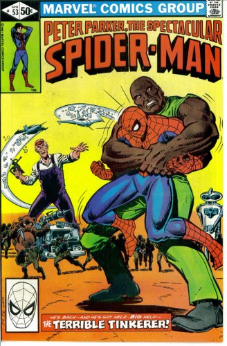 Peter Parker The Spectacular Spider-Man #53 : Toys of the Terrible Tinkerer (Marvel Comics) (Marvel Comics)
Peter Parker The Spectacular Spider-Man #53 : Toys of the Terrible Tinkerer (Marvel Comics) (Marvel Comics)