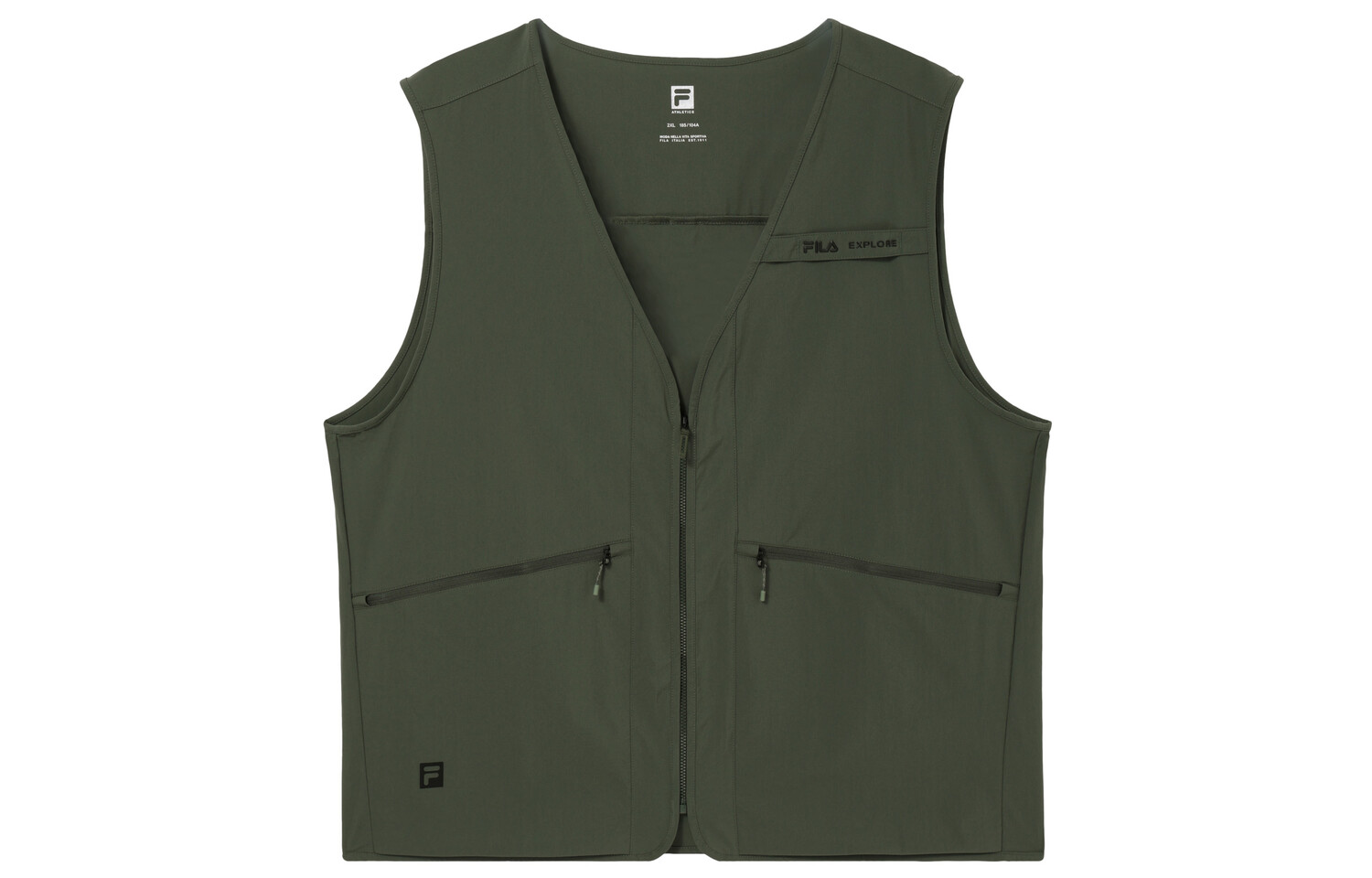 Жилет мужской зеленый Fila, зеленый
Жилет мужской зеленый Fila, зеленый
