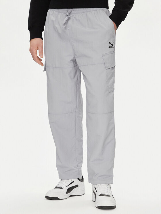 Спортивные брюки свободного кроя Puma, серый 
Спортивные брюки свободного кроя Puma, серый