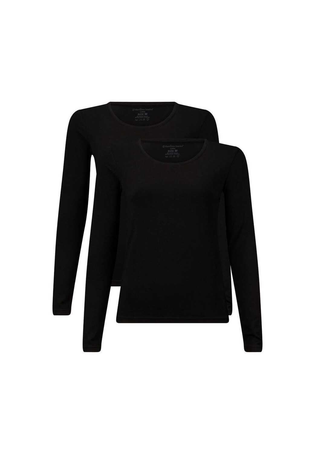 Женская футболка, 2 шт. - LARA с бревенчатым рукавом, нижняя рубашка, круглый вырез, однотонная Bamboo Basics, черный
Женская футболка, 2 шт. - LARA с бревенчатым рукавом, нижняя рубашка, круглый вырез, однотонная Bamboo Basics, черный