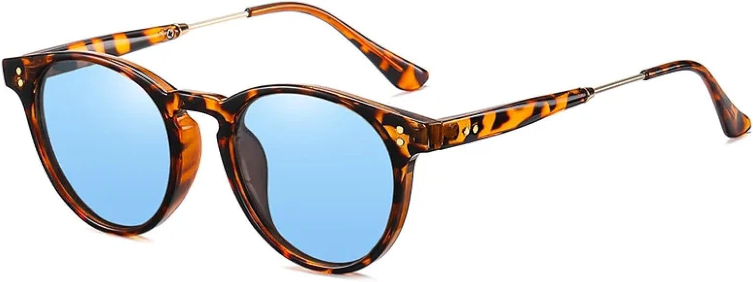 Солнцезащитные очки с защитой UV400 | Оправа Tr90, круглые линзы конфетного цвета | Для женщин и мужчин, для занятий спортом на открытом воздухе и вождения DSVIGF, Leopard Blue
Солнцезащитные очки с защитой UV400 | Оправа Tr90, круглые линзы конфетного цвета | Для женщин и мужчин, для занятий спортом на открытом воздухе и вождения DSVIGF, Leopard Blue