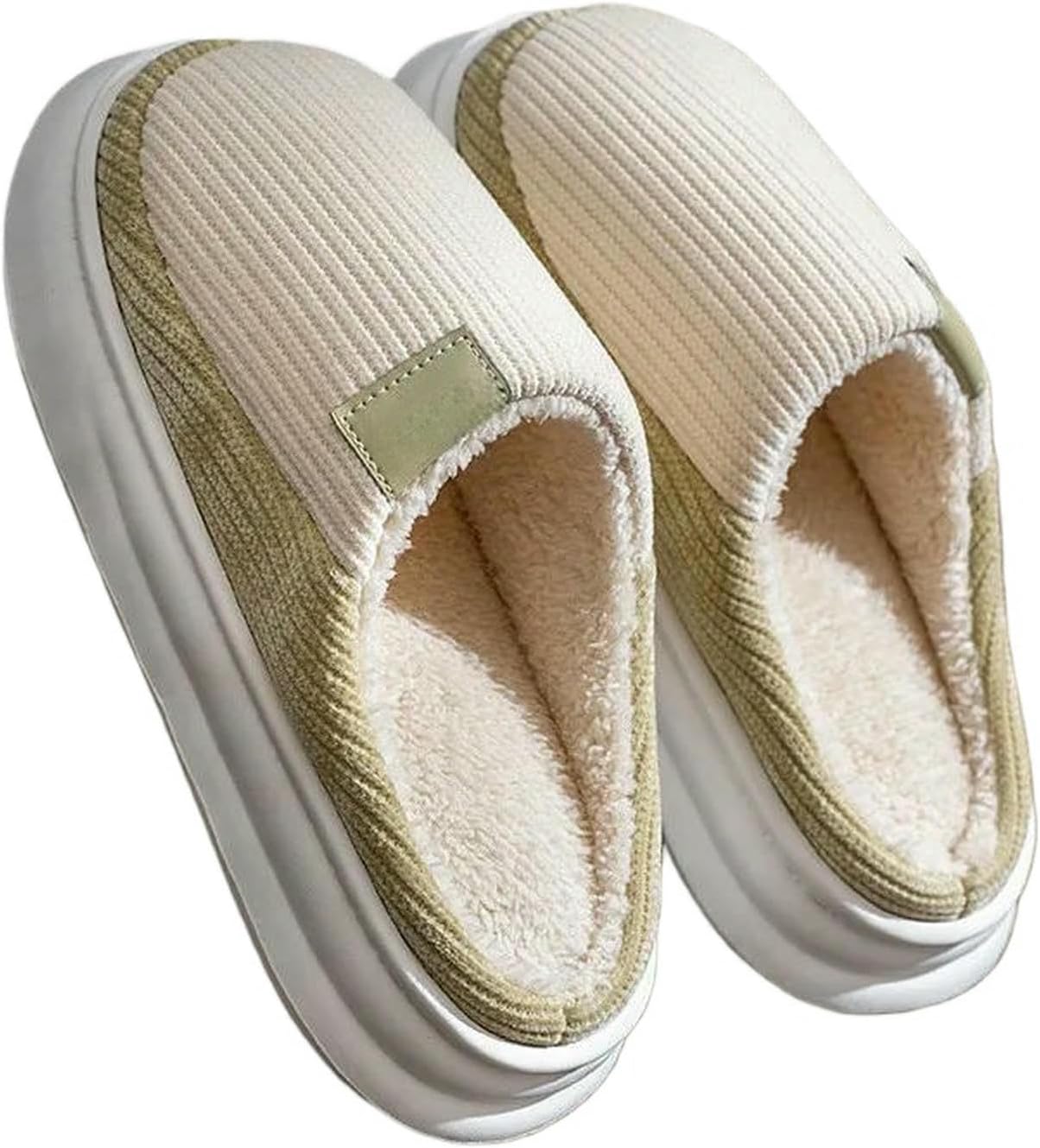 Домашние тапочки для женщин и мужчин зимние с толстой подошвой, осенние плюшевые мягкие удобные теплые балетки Uebherv, зеленый
Домашние тапочки для женщин и мужчин зимние с толстой подошвой, осенние плюшевые мягкие удобные теплые балетки Uebherv, зеленый