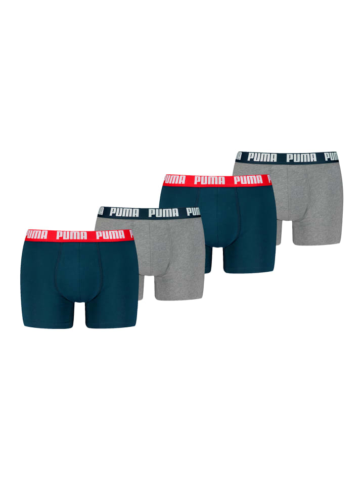 Боксерские шорты PUMA MEN EVERYDAY BASIC BOXERS 2P в темно-синем/сером меланже
Боксерские шорты PUMA MEN EVERYDAY BASIC BOXERS 2P в темно-синем/сером меланже