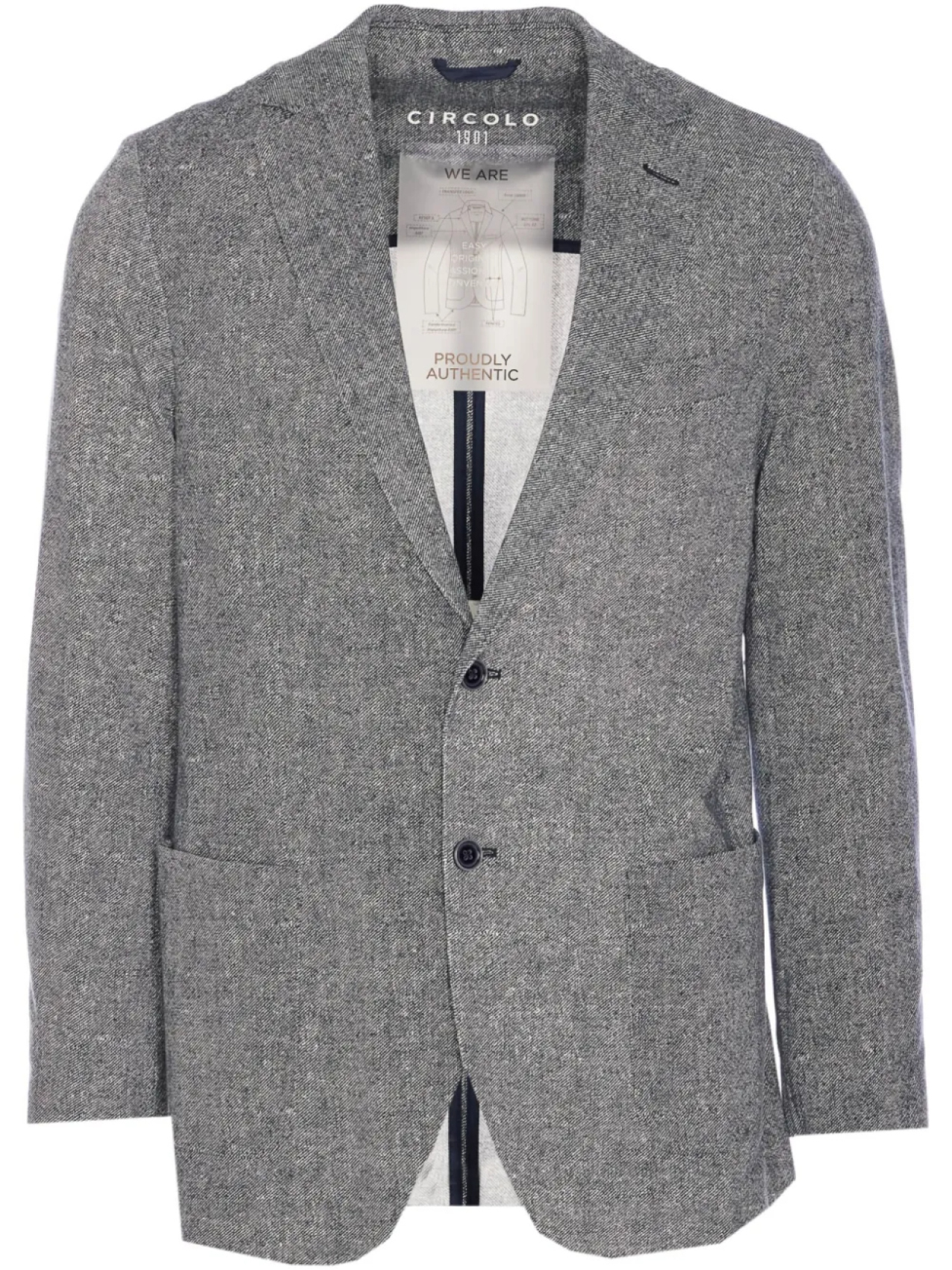Circolo 1901 однобортный пиджак, серый
Circolo 1901 однобортный пиджак, серый