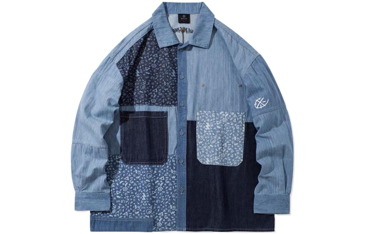 Джинсовая куртка мужская синяя Lining, синий
Джинсовая куртка мужская синяя Lining, синий