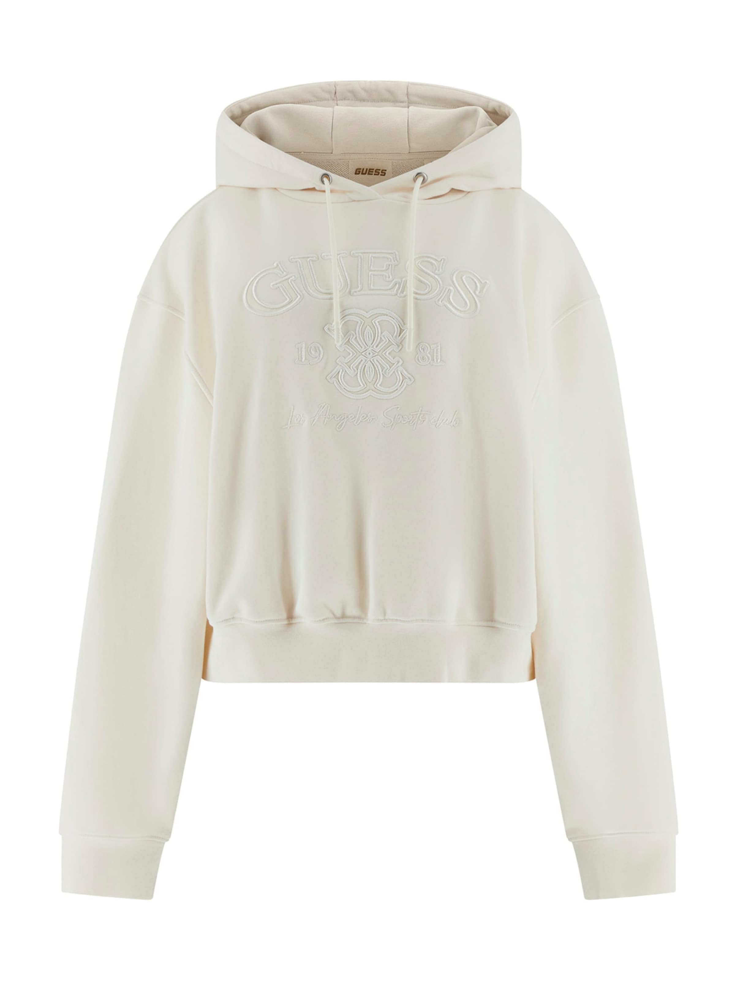 GUESS Спортивный свитшот 'YAYOI' в цвете Cream
GUESS Спортивный свитшот 'YAYOI' в цвете Cream