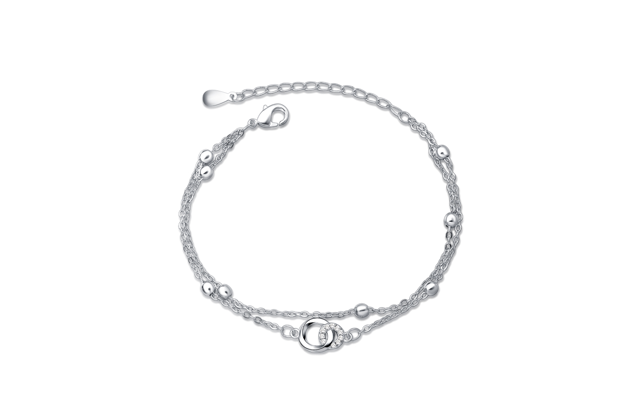 Браслет женский COPI, Mobius Double Ring Bracelet
Браслет женский COPI, Mobius Double Ring Bracelet