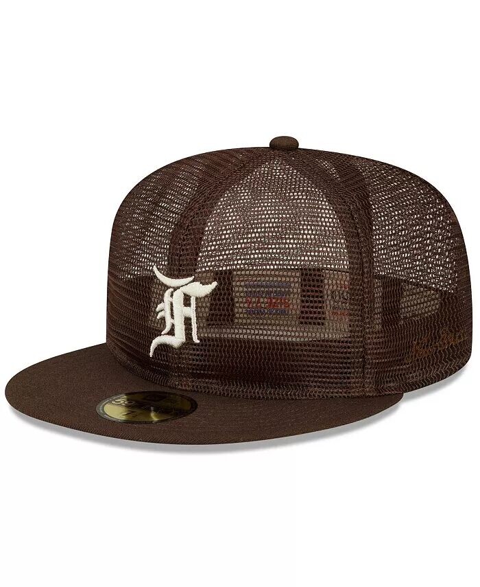 Мужская приталенная шляпа x Fear of God Brown Mesh 59FIFTY New Era
Мужская приталенная шляпа x Fear of God Brown Mesh 59FIFTY New Era