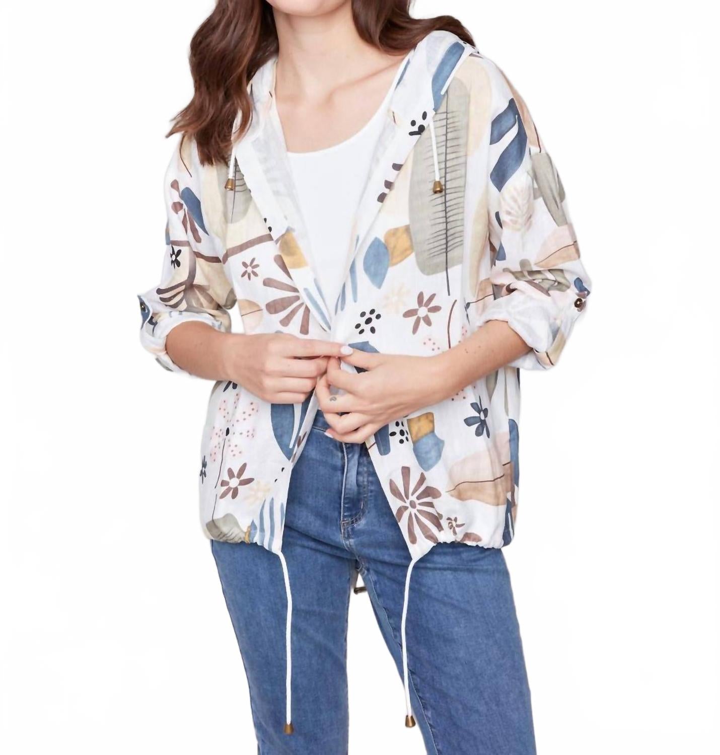 Куртка-пылесос с капюшоном и закатанными рукавами цвета кактус CHARLIE B, Cactus
Куртка-пылесос с капюшоном и закатанными рукавами цвета кактус CHARLIE B, Cactus