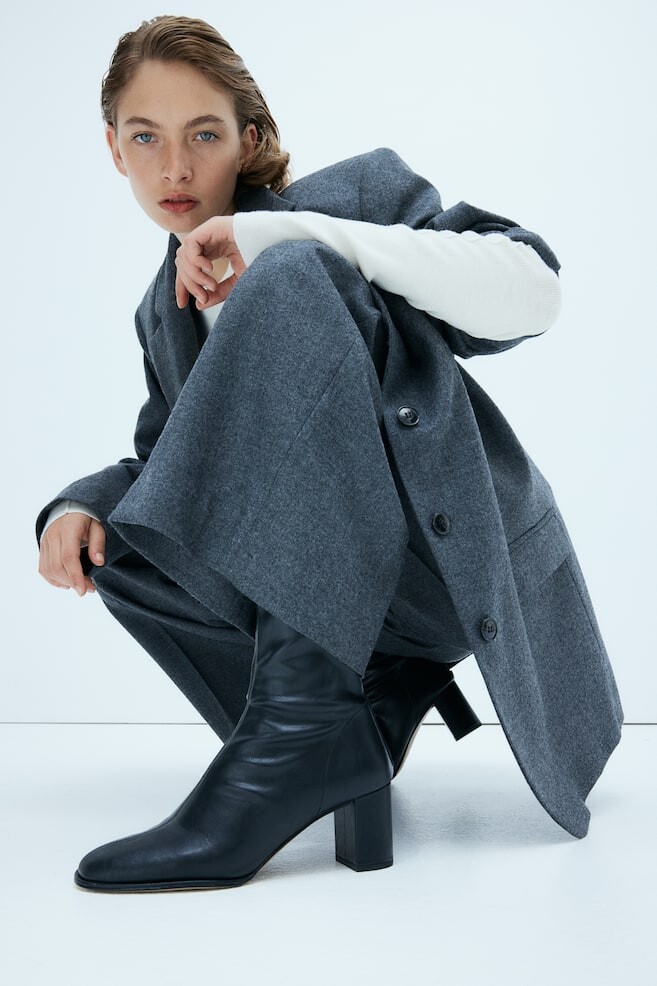 Сапоги носки до щиколотки H&M, черный
Сапоги носки до щиколотки H&M, черный