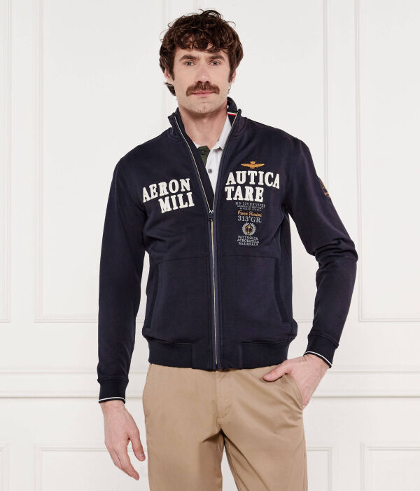 Свитер Regular fit Aeronautica Militare, синий 
Свитер Regular fit Aeronautica Militare, синий