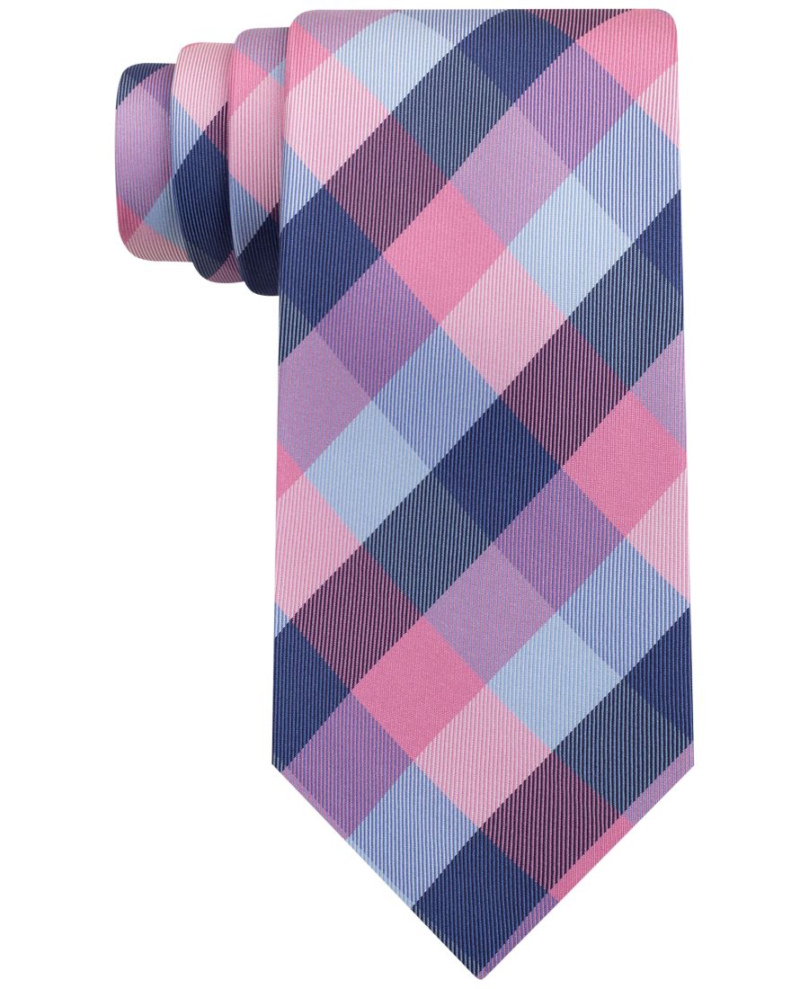 Мужской шелковый галстук в клетку буффало Tommy Hilfiger, Pink
Мужской шелковый галстук в клетку буффало Tommy Hilfiger, Pink