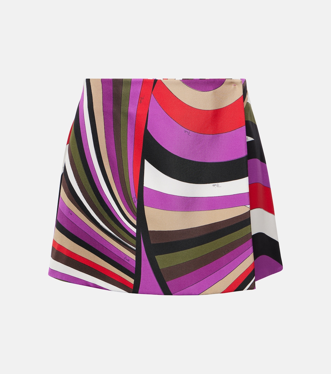 Иридовая шёлковая мини-юбка Pucci, Khaki/Fuxia
Иридовая шёлковая мини-юбка Pucci, Khaki/Fuxia