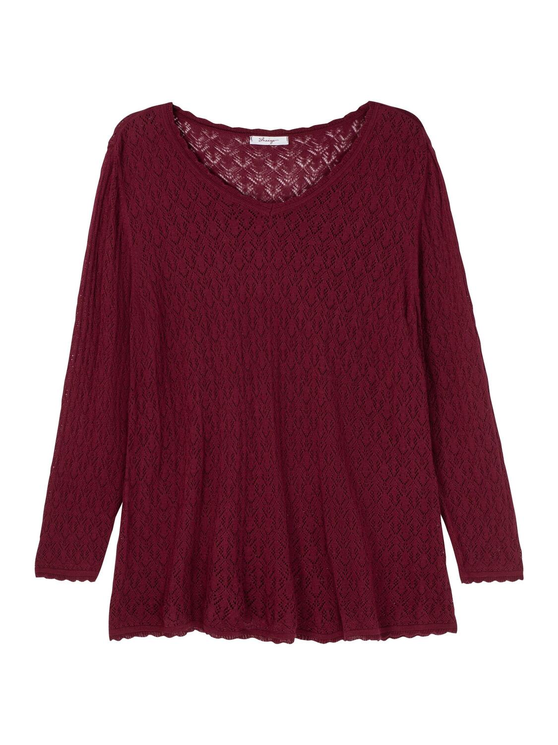 SHEEGO Свитер в винном красном
SHEEGO Свитер в винном красном