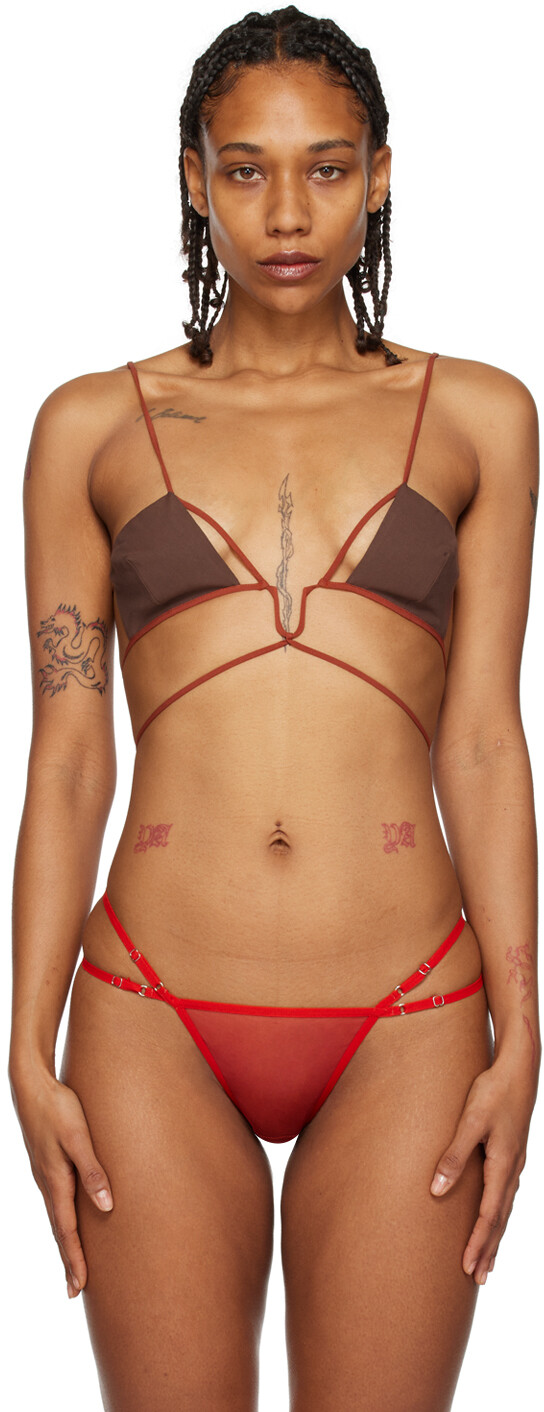 Коричневая угловая майка Nensi Dojaka, Коричневый, Коричневая угловая майка Nensi Dojaka
Коричневая угловая майка Nensi Dojaka, Коричневый, Коричневая угловая майка Nensi Dojaka