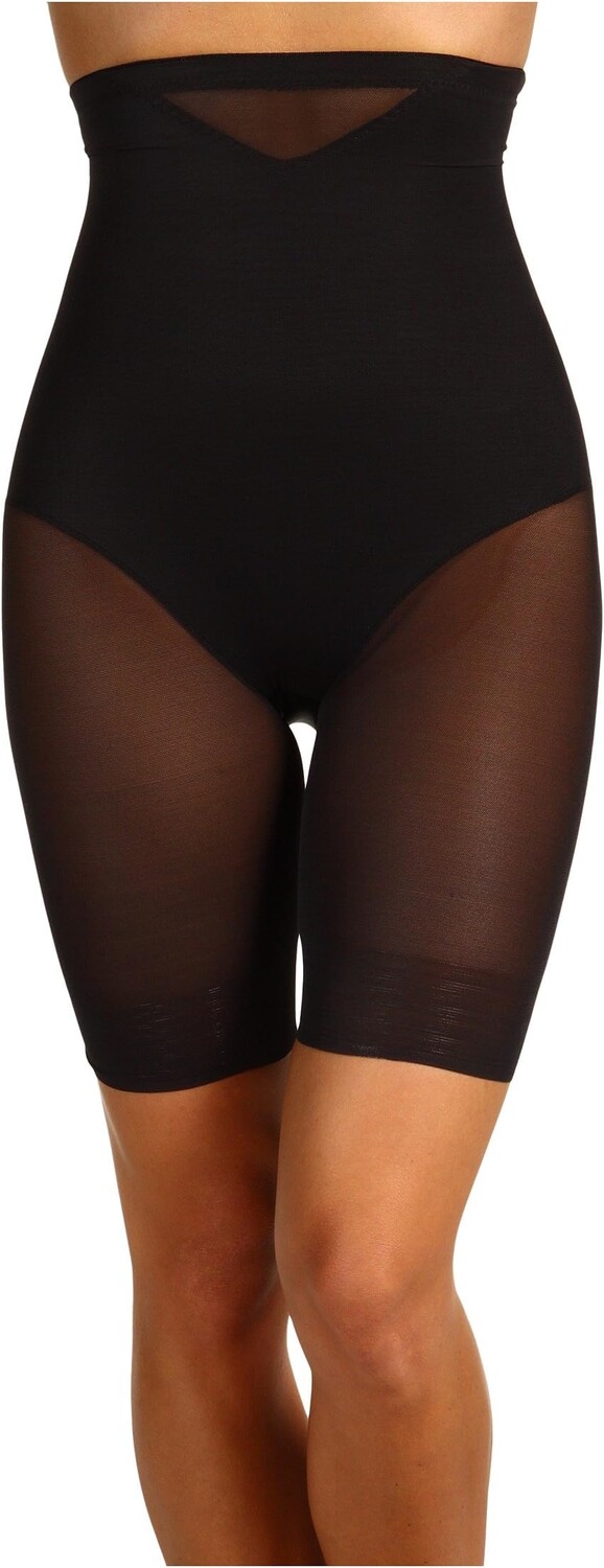 Очень прочные сексуальные прозрачные моделирующие стройнее бедра с высокой талией Miraclesuit, черный