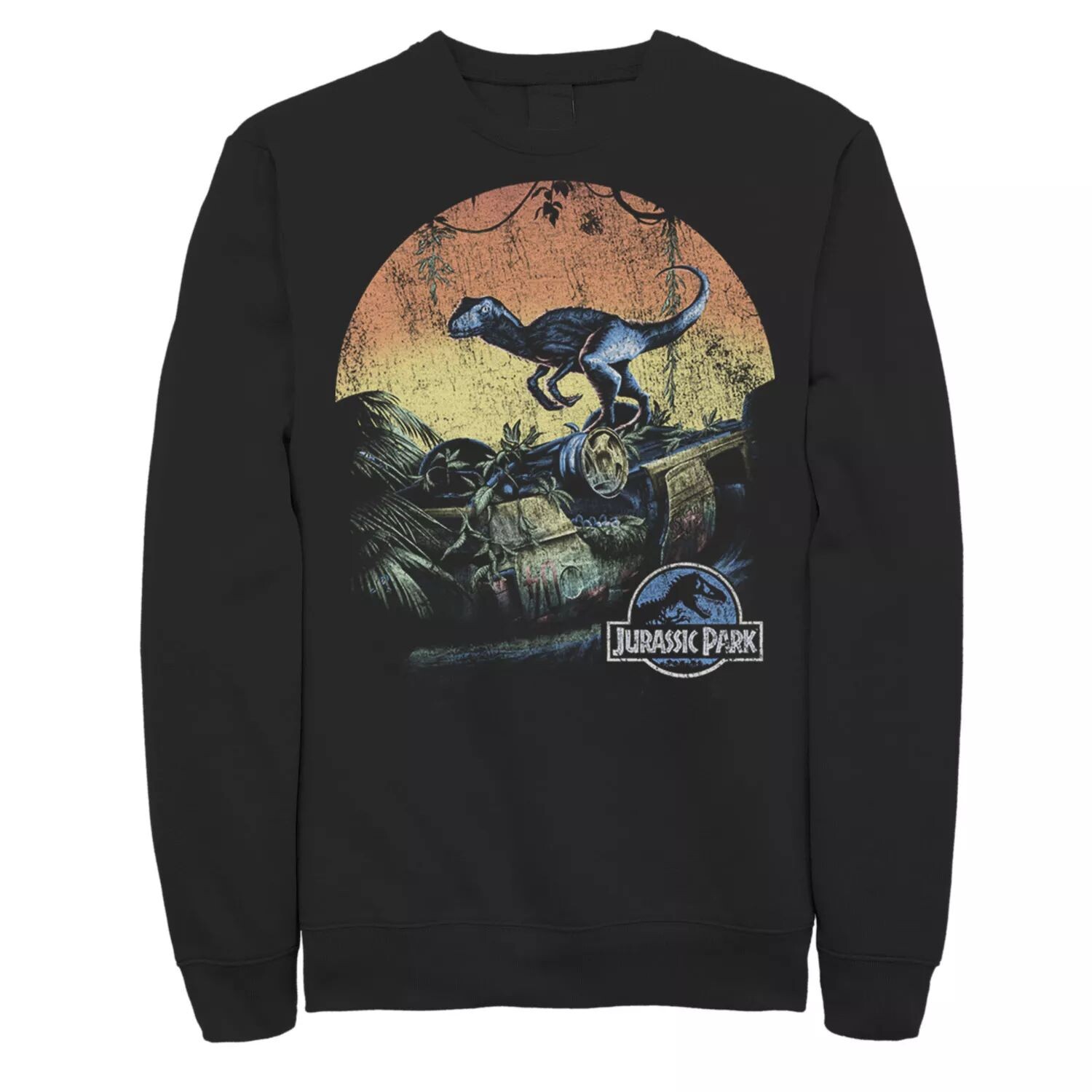 Мужской свитшот Jurassic World Retro Raptor Sunset in Jungle, Black Jurassic Park, черный
Мужской свитшот Jurassic World Retro Raptor Sunset in Jungle, Black Jurassic Park, черный