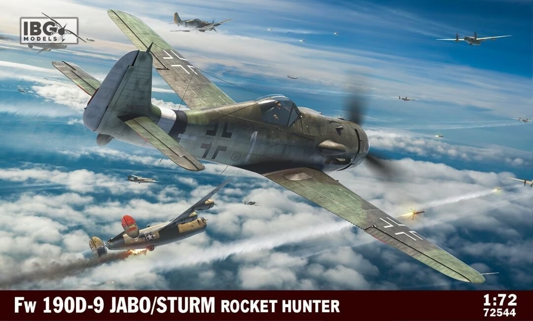 IBG 72544 Fw 190D-9 JABO/STURM Rocket Hunter 1/72 IBG Models
IBG 72544 Fw 190D-9 JABO/STURM Rocket Hunter 1/72 IBG Models