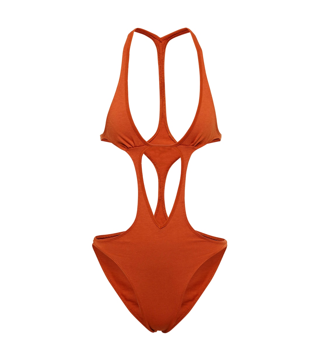 Боди с вырезом Rick Owens, оранжевый
Боди с вырезом Rick Owens, оранжевый