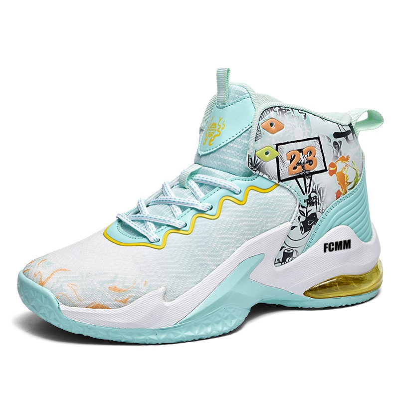 Баскетбольные кроссовки с противоскользящей подошвой, износостойкие, детские FCMM, белый/зеленый
Баскетбольные кроссовки с противоскользящей подошвой, износостойкие, детские FCMM, белый/зеленый