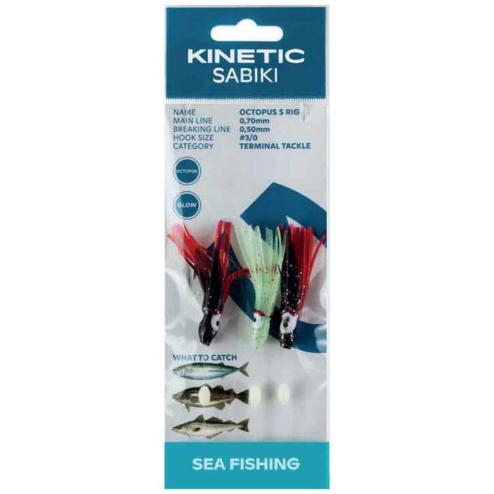 Оснастки Kinetic Sabiki Octopus, прозрачный
Оснастки Kinetic Sabiki Octopus, прозрачный