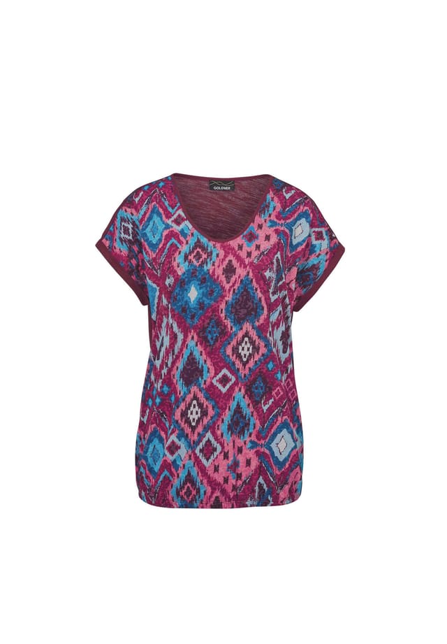 Короткий размер: рубашка из фасонной пряжи Goldner, мультиколор
Короткий размер: рубашка из фасонной пряжи Goldner, мультиколор