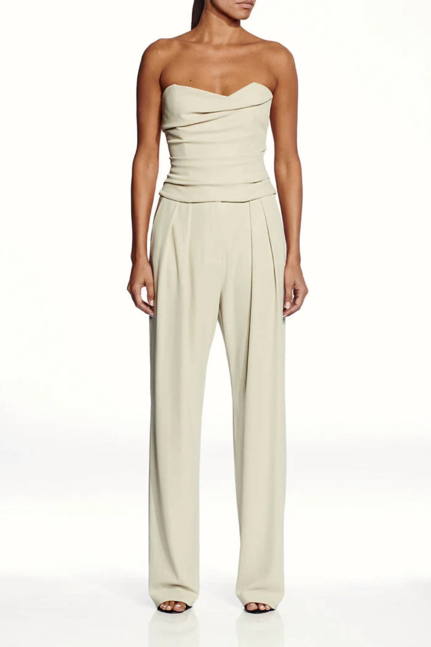 Брюки с двойной складкой цвета устрицы The Sei, Oyster
Брюки с двойной складкой цвета устрицы The Sei, Oyster